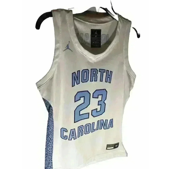 Youth Jordan Brand #23 Nike Dri-fit Jersey White - Picture 6 of 6